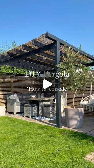 Pergola Diy Plans, Simple Pergola Ideas, Arched Window Treatments, Landscaping Patio, Pergola Diy, Building A Pergola, Garden Canopy, Pergola Attached To House, Wood Pergola