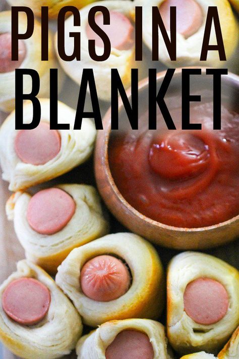 CLASSIC Pigs in a Blanket | Six Sisters' Stuff Whether it is a big game, an after school snack, or even your dinner, this classic recipe of pigs in the blanket is perfect for all occasions. #pigsinablanket #appetizer Pigs In The Blanket, Pigs In A Blanket Recipe, Pig In A Blanket, Hot Dog Toppings, Bacon Fries, Six Sisters Stuff, After School Snack, Six Sisters, School Snack