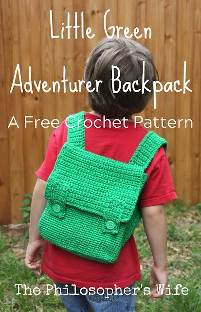 Adventurer Backpack, Crochet Backpack Pattern, Crochet Shell Stitch, Crochet Backpack, Granny Square Bag, Backpack Pattern, Crochet For Boys, Crochet Bags Purses, Crochet Bag Pattern