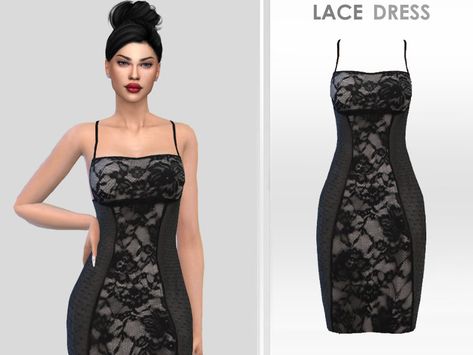 Sims 4 Cc Makeup, Sims 4 Expansions, Sims 4 Dresses, Lace Party Dresses, Sims 4 Collections, Sims Hair, Sims 4 Mods Clothes, Lace Outfit, Sims 4 Game