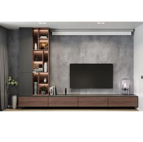 Living Room Tv Stand Long Wall Mounted Tv Cabinet - Buy Wall Mounted Tv Cabinet,Long Tv Cabinet,Living Room Tv Stand Product on Alibaba.com Back Wall Tv Design, Lobby Tv Unit Design, Tv Wall Loft, Wall Unit Ideas Living Room Modern, Tv Unit 2023, Tv Unit With Storage Modern Wall, Tv Unit With Bar Cabinet, Interior Design Tv Wall Modern, Full Wall Tv Unit Interior Design