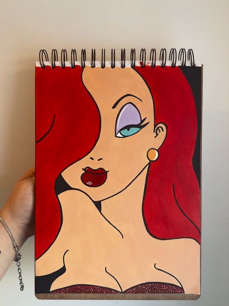 Jessica rabbit painting 💋 Jessica Rabbit Painting, Jessica Rabbit Drawing, Rabbit Drawing, Pop Art Drawing, Rabbit Painting, Jessica Rabbit, Doodle Art Designs, Art Drawing, Doodle Art