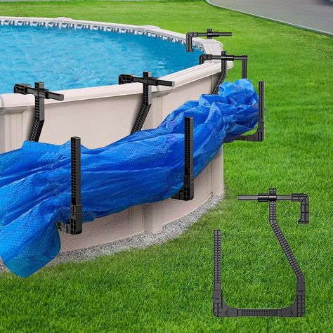 Pool Storage, Pool Stuff, Solar Cover, Smokey Mountain, Above Ground Swimming Pools, Pool Cover, Garden Pool, Pool Water, Above Ground Pool