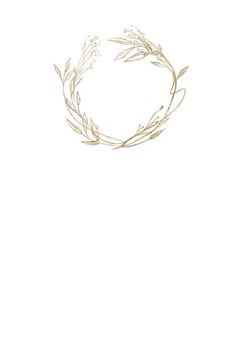 Monogram golden wreath - Wedding Invitation Template | Greetings Island … | Elegant wedding invitation card, Wedding invitation card template, Wedding logo monogram Wedding Logo Aa, Golden Wedding Invitation Template, Invations Wedding, Golden Wedding Invitations, Wedding Invitation Cards Template, Gold Invitation Template, Golden Invitation, Wedding Invitation Monogram, Wedding Invitations Template