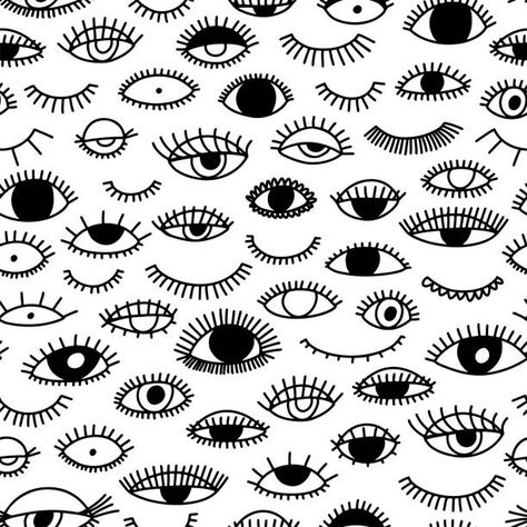 Optical Illusion Tattoo, Graphic Eyes, Cartoon Eyes Drawing, Eye Illustration, Drawing Cartoon Faces, Cartoon Human, Cartoon Eyes, Human Face, Ink Illustrations