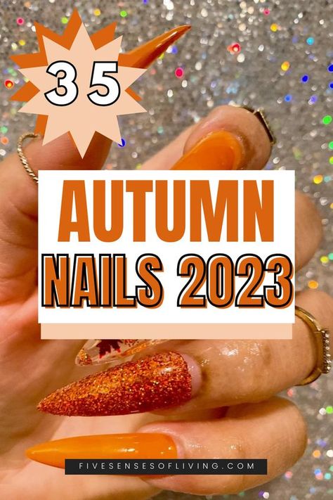 Autumn Nails 2023 Gel, Trendy Nails 2023 Autumn, Nail Art Autumn 2023, Nails For Autumn 2023, Gel Nails Ideas Fall 2023, Gel Nails Autumn 2023, Fall Nail 2023, Fall Nails Ideas Autumn 2023, 2023 Autumn Nails