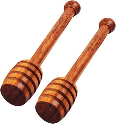 2 Pack Italian Olive Wood Honey Dipper Sticks – 6,5 Inch Wooden Syrup Dippers – Honeycomb Sticks Perfect for Drizzling Honey - Maple Syrup - Chocolate - Caramel - Honey Spoons Harry Potter Display, Honey Stirrer, Honey Dessert, Types Of Honey, Honey Spoons, Italian Olives, Honey Dipper, Dessert Set, Chocolate Caramel