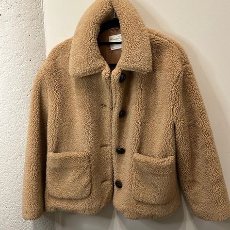 Teddy Coat Teddy Coat, Zara Jackets, Hip Length, Zara, Closet, Fashion Tips, Clothes Design