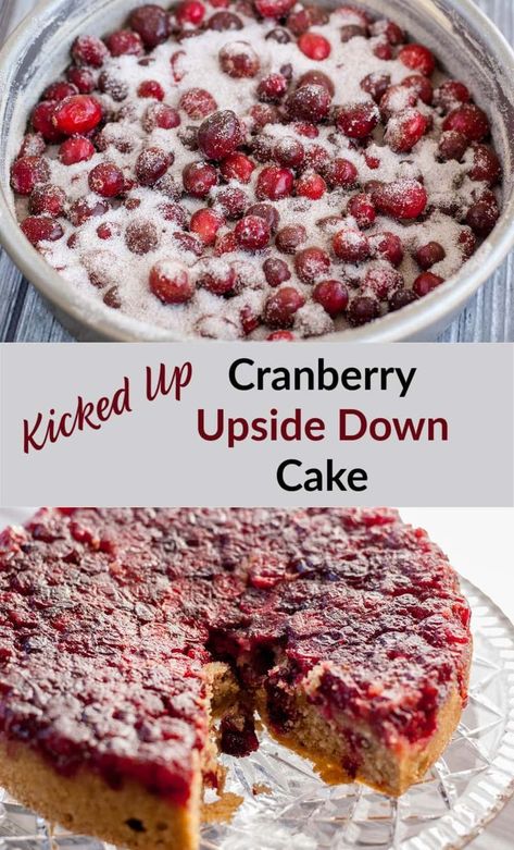 Cranberry Upside Down Cake, Cranberry Cake, Cranberry Recipes, Upside Down Cake, Orange Zest, Eclairs, Holiday Cooking, Food Cakes, Fall Desserts