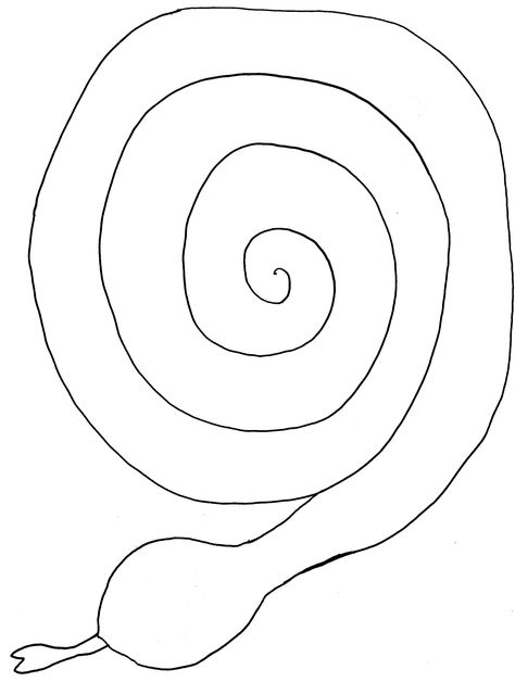 Snake Template, Spiral Snake, Childhood Activities, Business Budget Template, Bug Coloring Pages, Money Template, Snake Drawing, Christmas Tree Coloring Page, Pattern Activities