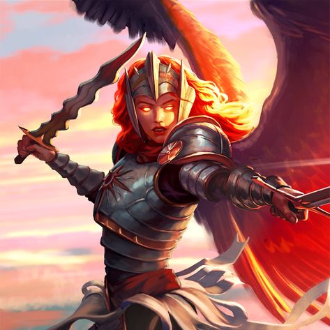 Aasimar Paladin Female, Mtg Fanart, Aasimar Paladin, Angel Female, Angels Blood, Mtg Cards, Big Magic, Mtg Art, Cyberpunk Anime