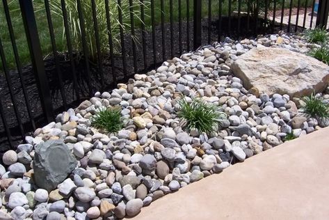 River stones/pebbles in pool landscape?