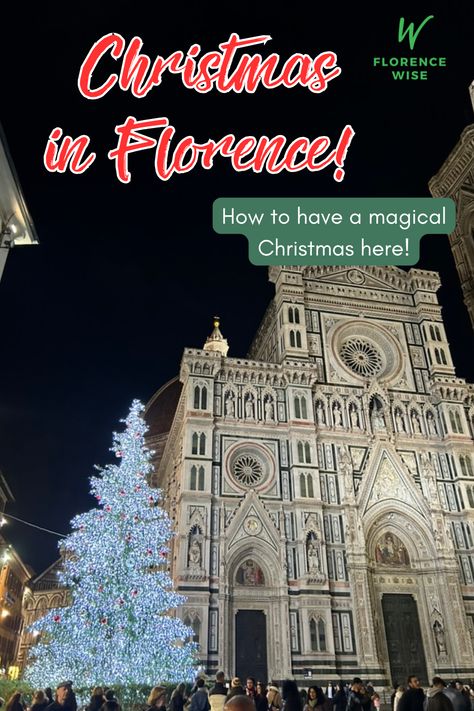 Christmas in Florence is a wonderful experience, the holiday season is always a fun time to visit!

Celebrations start early in December, keep reading to find out what it's like to spend Christmas here and make the most out of your holiday! 

©florencewise Florence Italy Christmas, One Day In Florence, Duomo Florence, Christmas In Italy, Visit Florence, Florence Travel, Santa Maria Novella, Christmas Travel, Celebrate Christmas