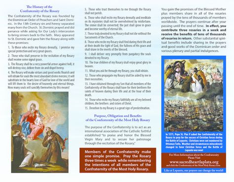 The History of the Confraternity of the Holy Rosary History Of The Rosary, The Blessed Virgin Mary, 9 Am, Holy Rosary, The Rosary, Roman Catholic Church, Blessed Virgin, Blessed Virgin Mary, Blessed Mother