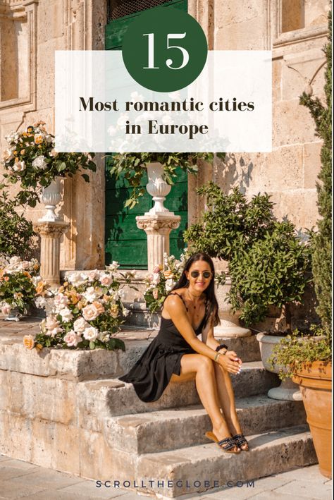 Girl sitting on stairs surrounded by beautiful white flowers Anniversary Destinations, Malta Travel Guide, Malta Valletta, Most Romantic Places, Prague Castle, Quaint Village, Romantic City, Romantic Destinations, Cities In Europe