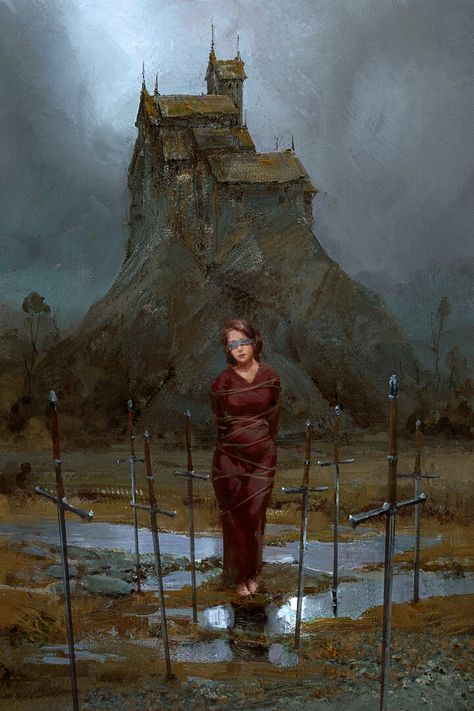 ArtStation - Eight Of Swords 8 Of Swords, Eight Of Swords, Fantasy Digital Art, Animal Landscape, Swords Tarot, Photography Series, Tarot Art, Female Male, Animal Stories