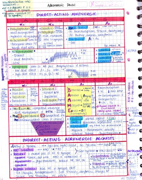 ALPHA & BETA AGONISTS & ANTAGONISTS Pharmacology Mnemonics, Np School, Pharm Tech, Mcat Study, Medical Graduate, Medicine Notes, Pharmacy School, Medical Student Study, Pharmacology Nursing