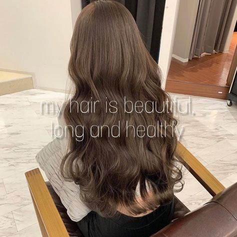 Thicker Healthier Hair, Long Healthy Hair, Hair Growing Tips, Luscious Hair, Hair Tutorials For Medium Hair, Grow Hair Faster, Long Brown Hair, Long Wavy Hair, Strong Hair