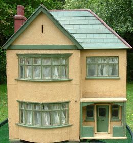 1930s House, Antique House, Antique Dollhouse, Miniature Houses, Miniature House, Fairy Houses, Dollhouse Dolls, Mini House, Do You Remember