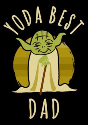 Stop Looking for fashion help in Alderaan places! Add a little out-of-this-world style to your wardrobe with some truly epic officially licensed Star Wars apparel! | Star Wars Kids Best Dad Yoda Says Graphic T-Shirt, Black, Small Yoda Best Dad, Darth Vader Halloween, Best Daughter, Cartoon Of Yourself, Yoda Shirt, Galaxy T Shirt, Retro Artwork, Star Wars Men, Sisters Funny