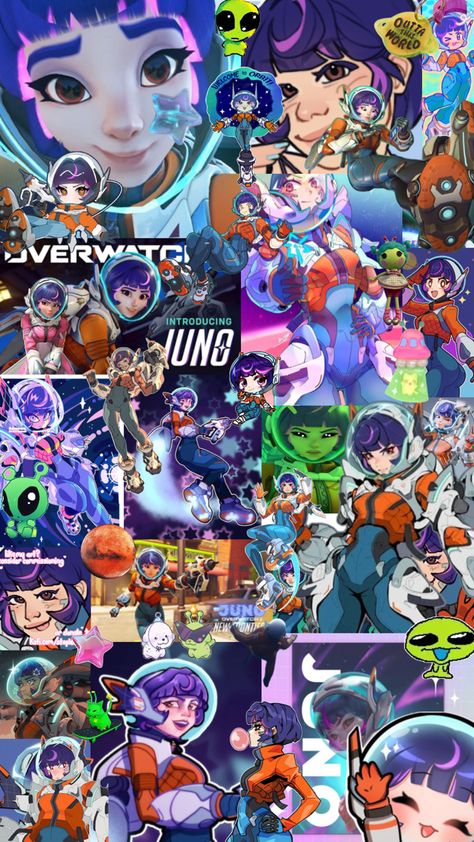 Juno Overwatch Game PC Console XBOX Alien Mars Overwatch Wallpapers, Overwatch 2, Story Inspiration, Juno, Overwatch, Family Guy, Collage, Memes, Anime