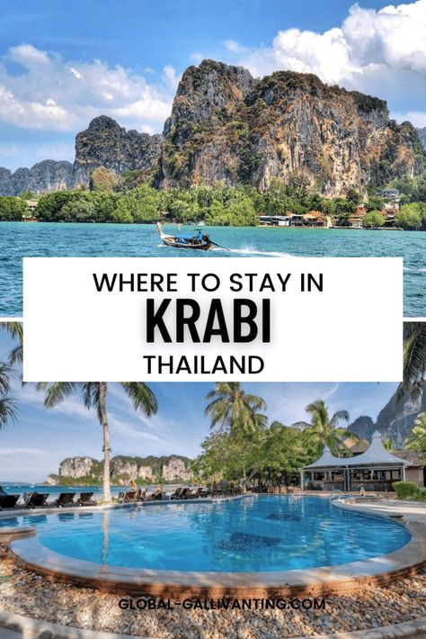 Where to Stay in Krabi, Thailand: Best Areas & Hotels (2024) Krabi Town, Thailand Packing, Ao Nang Beach, Railay Beach, Thailand Travel Tips, Family Friendly Resorts, Krabi Thailand, Bangkok Travel, Secluded Beach