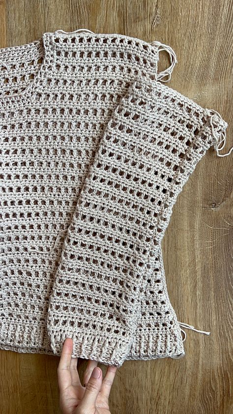 Crochet Sweaters For Women Free Patterns, Crocheted Top Pattern, Crochet Summer Jumper Free Pattern, Mesh Knit Sweater Pattern, Crochet Beach Sweater Pattern, Crochet Cotton Sweater Pattern Free, Crocheted Mesh Top, Crochet Fall Tops Free Patterns, Summer Sweater Crochet Pattern