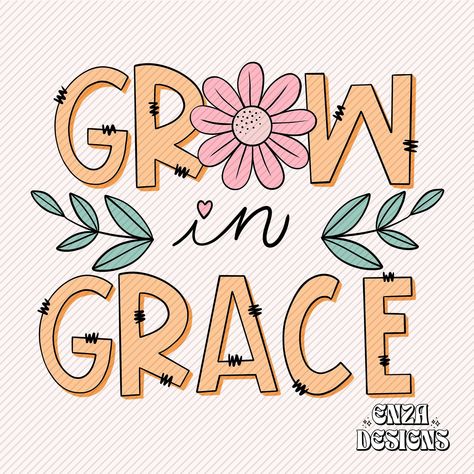 Bible Design Ideas, Flower Bible Verse, Dtf Designs, Love Like Jesus, Grow In Grace, Christian Designs, Christian Motivation, Biblical Quotes, Love The Lord