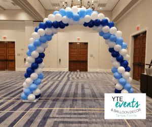 When MedForce was having an event down at the Renaissance Hotel, they reached out to make a fun piece for their gathering. What better way to make a statement than ... The post An Arch With A Twist – Tri-Color Balloon Arch first appeared on YTEevents. Balloon Decor, White Balloons, Balloon Arch, Three Color, Balloon Decorations, Tri Color, Graduation Party, Hanukkah Wreath, Ball Exercises