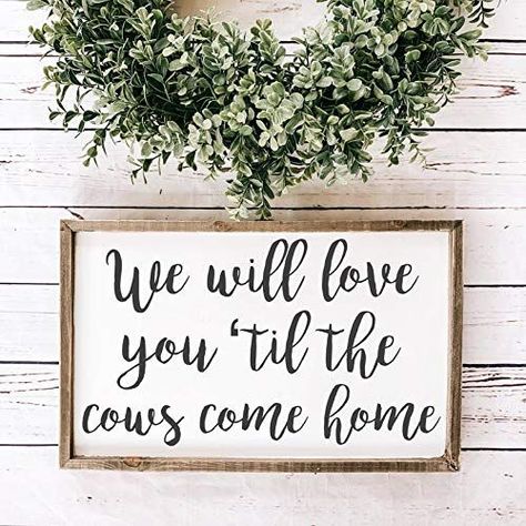 MiEoly We Will Love You Til The Cows Come Home, Nursery Sign, Farm Theme Nursery Decor, Farmhouse Nursery Decor, Farm Nursery Sign, Baby Boy Gift Farm Animals Nursery Theme, Farm Theme Nursery, Barnyard Nursery, Til The Cows Come Home, Farm Nursery Theme, Farmhouse Nursery Decor, Farm Nursery Decor, Cow Nursery, Animal Baby Room