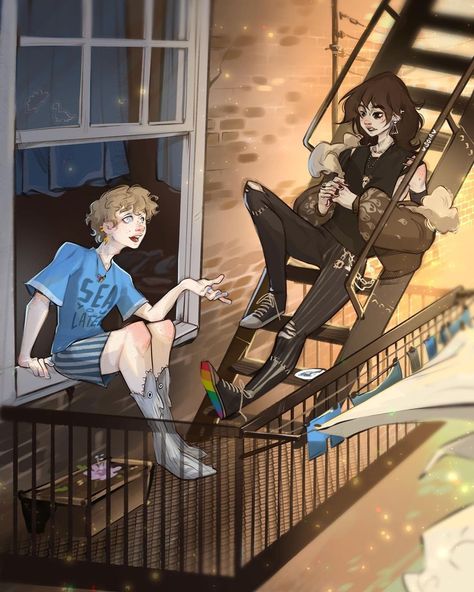 Percy and Nico Percy Jackson God Au, Disabled Nico Di Angelo Fanart, Percy Jackson Nico, Pjo Art, Percy And Nico, Percy Jackson Drawings, Pjo Fanart, Percy Jackson Comics, Percy Jackson Wallpaper