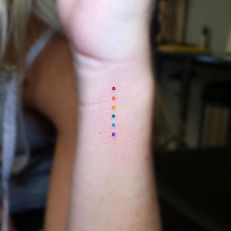 Dot Tattoo Meaning, Dots Tattoo, Fine Tattoo, Miniature Tattoos, Harry Tattoos, Tattoo On Wrist, Art Inspired Tattoos, Ankle Tat, Geometric Sleeve Tattoo