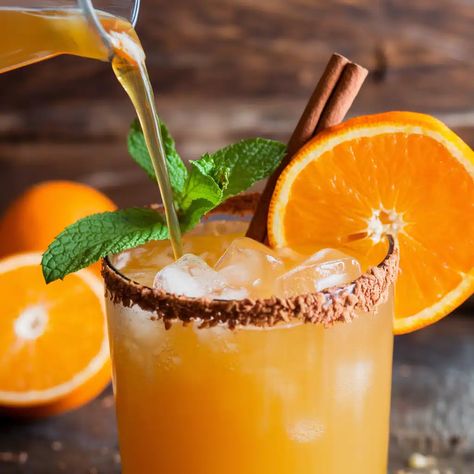 Orange Spice Mule Mocktail Spiced Apple Cider, Drink Recipes Nonalcoholic, Orange Spice, Non Alcoholic Drinks, Non Alcoholic, Mocktails, Drink Recipes, Autumn Inspiration, Apple Cider