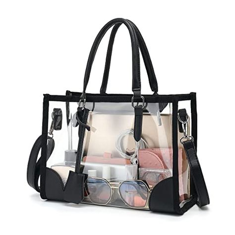 Security Checkpoint, Clear Handbag, Transparent Purse, Concert Bags, Clear Stadium Bag, Clear Handbags, Stadium Bag, Clear Tote Bags, Clear Purses