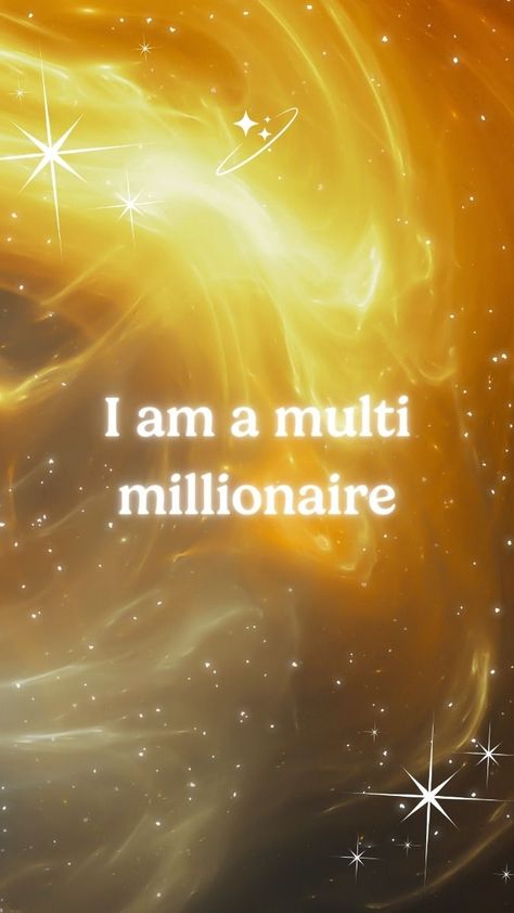 Wealth Affirmations I Am A Multi Millionaire Affirmation, Parents Affirmations, Robotic Affirmations, I Am A Multi Millionaire, Money Manifestation Wallpaper, One Million Dollar Bill, Millionaire Affirmations, Money Aesthetic Wallpaper, Rich Parents