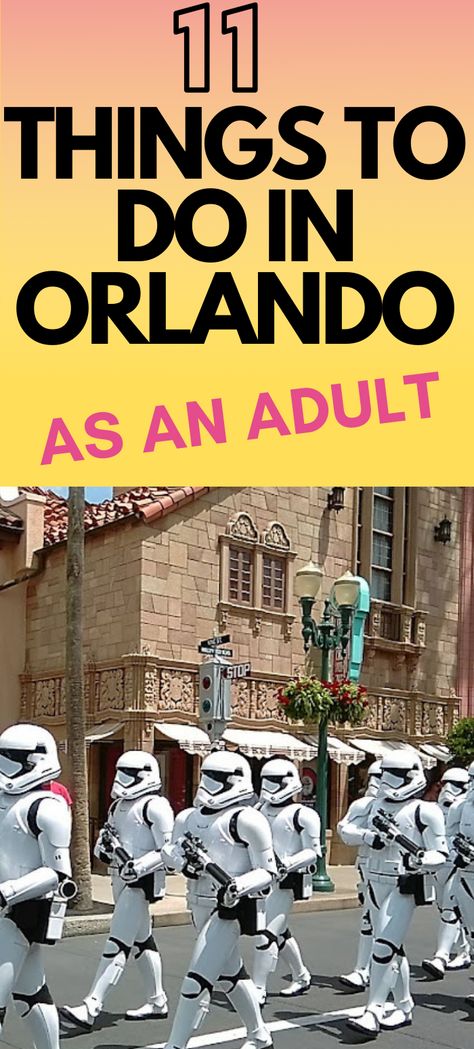 A pin describing what to do in Orlando as an adult. Things To Do In Orlando, Orlando Florida Things To Do, Florida In December, Things To Do Orlando, Orlando Activities, Beer Spa, Orlando Restaurants, Lake Eola, Visit Orlando