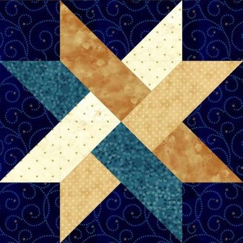 Weave Star Block - Free Quilt Pattern | Beautiful Skills - Crochet Knitting Quilting | Bloglovin’ Quilting Blocks, Barn Quilt Patterns, Star Quilt Blocks, Star Blocks, Star Quilt Patterns, Quilt Block Pattern, Star Quilts, Barn Quilt, Quilting Techniques