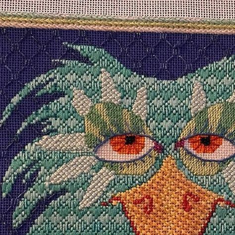 What’s The Point on Instagram: "This Zecca bird had a long night! Shipping at our 50% off Sale and our 30% off new category! No code needed! More and more sale items added thru the weekend" Zecca Needlepoint, Long Night, 50 Off Sale, Needlepoint Stitches, Needle Point, No Code, More And More, Needle Art, Off Sale