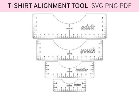 T-shirt Alignment Tool SVG, Tshirt Ruler Ruler Crafts, Cricut Hacks, Cricket Projects, Teachers Diy, Vinyl Printing, Cricut Craft, Cricut Joy, Stencil Patterns, Cricut Craft Room