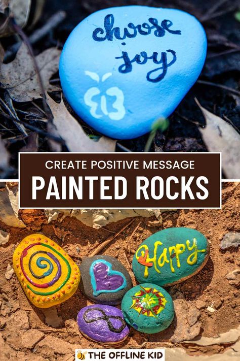 Painting Rocks with Positive Messages for Kids Basic Painting, Painting Rocks, Diy Solar, Kids Fun, Positive Messages, Engagement Activities, Working Area, Painting Projects, Craft Fairs