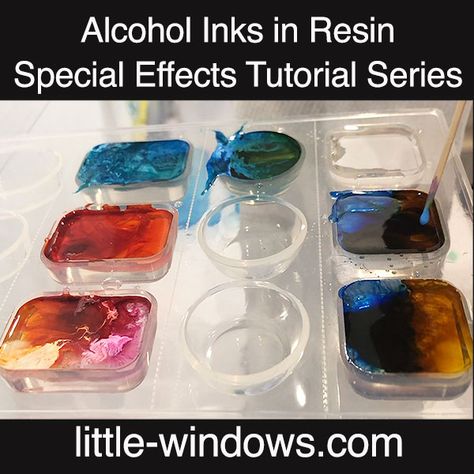 Alcohol Ink and Photo Silhouettes in Resin - Jewelry Making – Little Windows Brilliant Resin and Supplies How To Use Alcohol Ink In Resin, Resin Epoxy Ideas, Resin Hacks, Epoxy Resin Art Ideas, Simple Paper Craft, Resin Tips, Resin Gifts, Amazing Resin, How To Make Resin