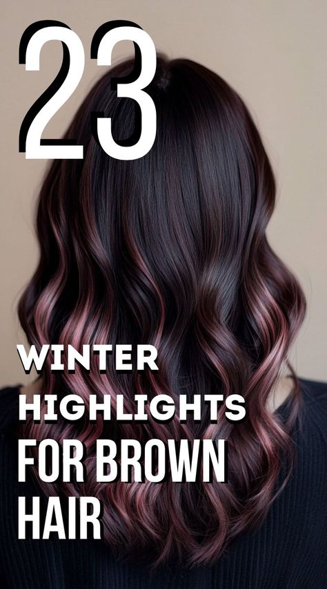 Find the perfect winter highlights for your brown hair! From rich chocolate to soft mocha, these colors will keep your look fresh and stylish all season long. Rich Chocolate Hair Color, Chocolate Brown Hair With Highlights, Mocha Brown Hair Color, Winter Highlights, Rich Chocolate Brown Hair, Mocha Brown Hair, Mocha Color Hair, Highlights For Brown Hair, Rich Brown Hair