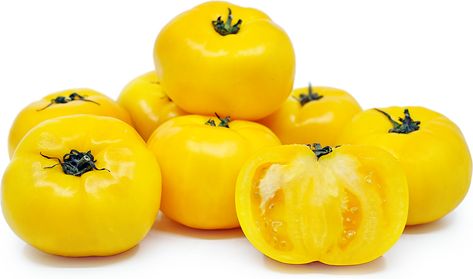 Yellow Tomatoes Information, Recipes and Facts Yellow Heirloom Tomato Recipes, Yellow Tomato Recipes, Choy Sum, Yellow Tomatoes, Ghost Plant, Lemon Cucumber, Turmeric Recipes, Plant Zones, Yellow Rice