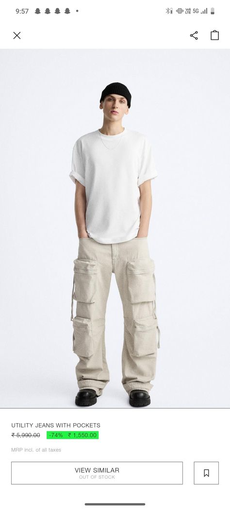 Cargos Outfit, Cargo Outfit, Outfit Zara, Cargo Jeans, Zara, Quick Saves