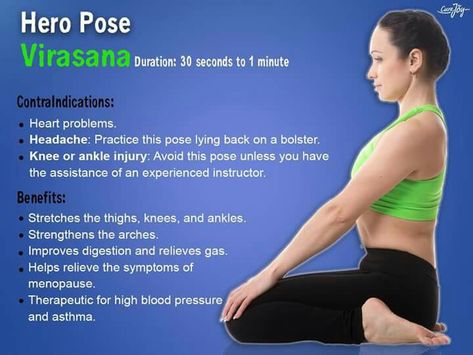 Hero's Pose Yoga, Hero Pose Yoga, Yoga Elements, Mckenzie Exercises, Hero Pose, Yoga Goddess, Indian Yoga, Hot Yoga Poses, Yoga Information