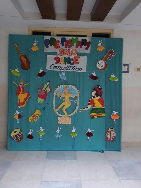 Dance competition Vijaya Lakshmi, Fancy Dress Competition, Big Doors, Dance Themes, Dance Project, School Cartoon, Preschool Art Activities, Board Decoration, Indian Dance