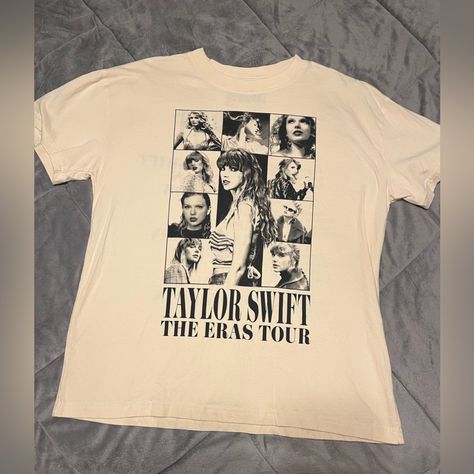 Taylor Swift The Eras Tour Official Merch T-Shirt From Her Last Concert In Philadelphia, Pa, Never Worn, But Had To Have It Taylor Swift Eras Tour Merch, Eras Tour T Shirt, Concert Merchandise, Taylor Swift T Shirt, Taylor Swift Top, Taylor Swift Tops, Eras Tour Shirt, Taylor Swift The Eras Tour, Taylor Swift Eras Tour