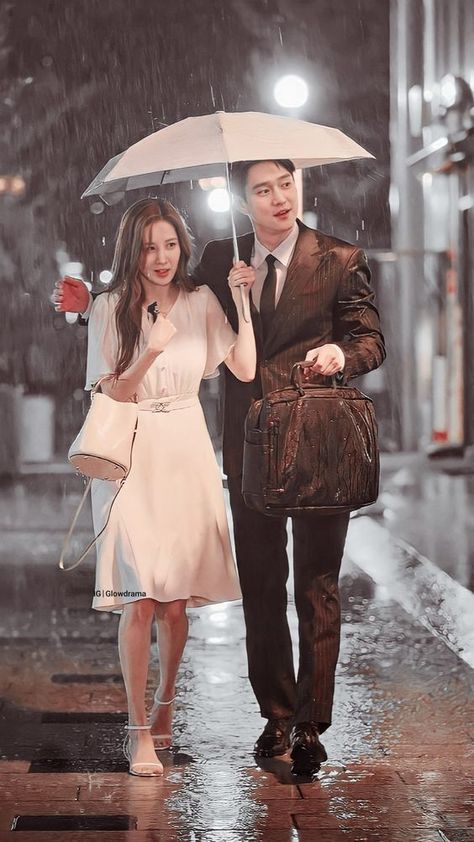 Kdrama Couple, Hp Fanart, Go Kyung Pyo, Secretary Kim, Rip Current, What's Wrong With Secretary Kim, Fashion Umbrella, Sung Kyung, Korean Drama List