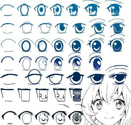 Anime - manga eyes Different Types Of Anime Eyes, Harry Potter Art Drawings, Manga Eyes, Eye Drawing Tutorials, Anime Tutorial, Manga Drawing Tutorials, Anime Eye Drawing, Concept Art Drawing, Anime Drawings Tutorials