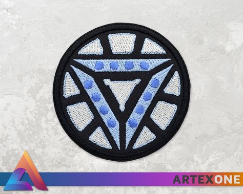 Iron Man Embroidery, Senior Patches, Thanos Endgame, Wall Embroidery, Pinterest Gift Ideas, Iron Man Cosplay, Black Widow Winter Soldier, Minimal Illustration, Arc Reactor